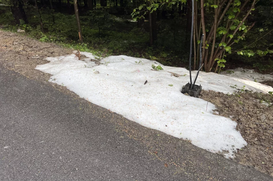 Nad Limanowszczyzną przeszły burze z gradobiciem - zdjęcie 8