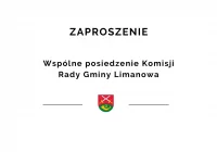 Informacja o wspólnym posiedzeniu Komisji Rady Gminy Limanowa - zdjęcie główne