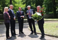 Wizyta delegacji z Instytutu i Muzeum Historii Wojskowości w Budapeszcie oraz Konsula Generalnego Węgier w Mieście Limanowa - zdjęcie główne