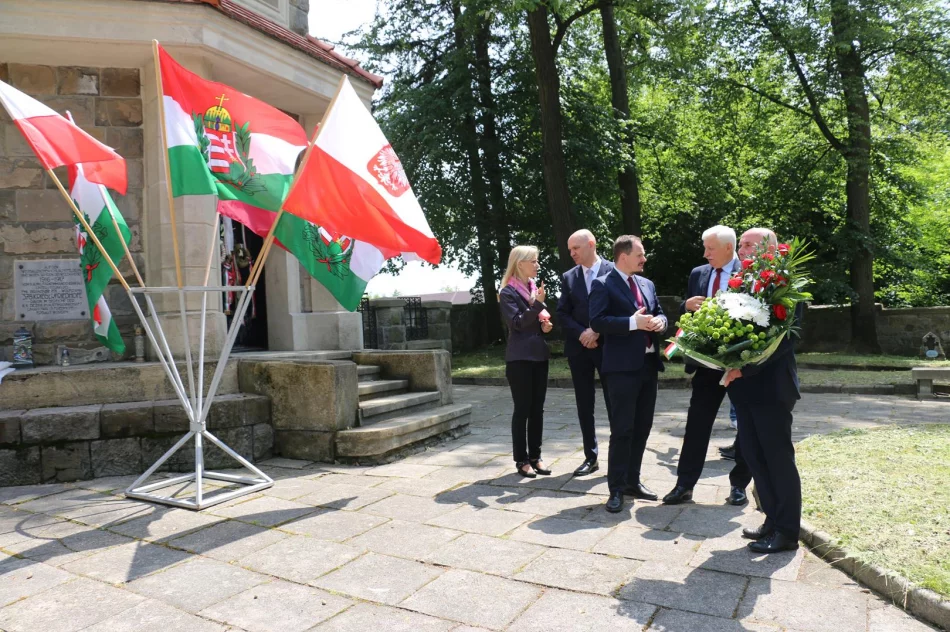 Wizyta delegacji z Instytutu i Muzeum Historii Wojskowości w Budapeszcie oraz Konsula Generalnego Węgier w Mieście Limanowa - zdjęcie 4