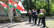 Wizyta delegacji z Instytutu i Muzeum Historii Wojskowości w Budapeszcie oraz Konsula Generalnego Węgier w Mieście Limanowa - zdjęcie 4