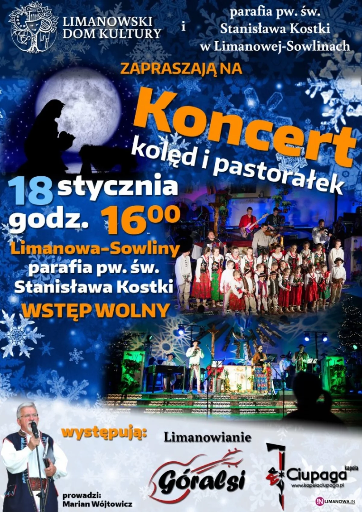 Koncert kolęd i pastorałek! W niedzielę 18 stycznia!