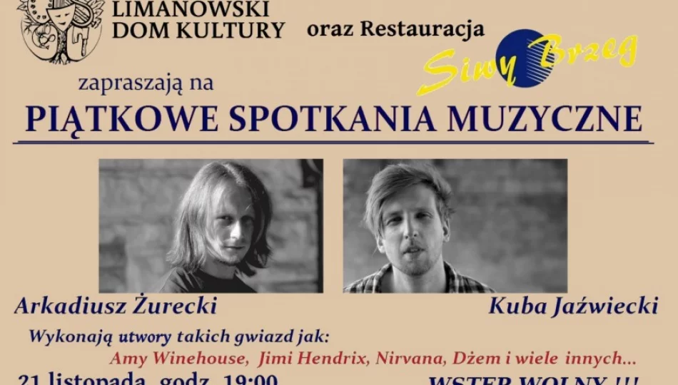 Piątkowe Spotkania Muzyczne - Kuba Jaźwiecki &amp; Arkadiusz Żurecki - zdjęcie 1