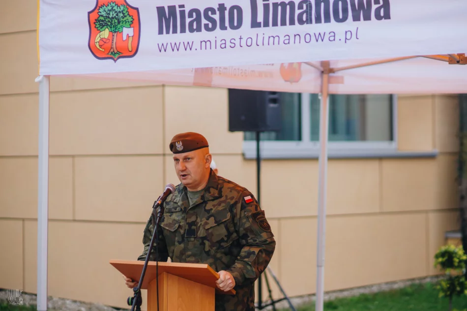 Wmurowanie aktu erekcyjnego budowy wojskowego kompleksu 114 batalionu lekkiej piechoty WOT - zdjęcie 14