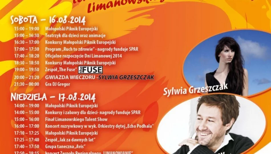 Zapraszamy na Dni Limanowej 2014 - pełny program - zdjęcie 1