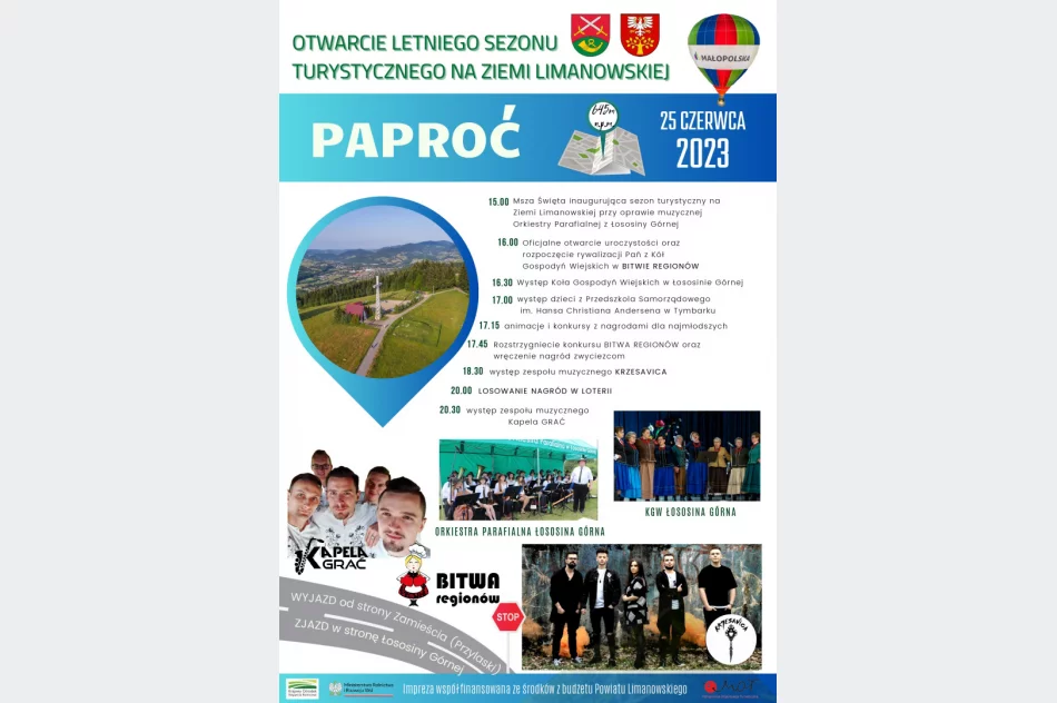 W najbliższą niedzielę inauguracja sezonu turystycznego na Paproci - zdjęcie 4
