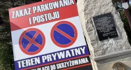 Znak zakazu szpeci pomnik i miejsce uroczystości - zdjęcie 4