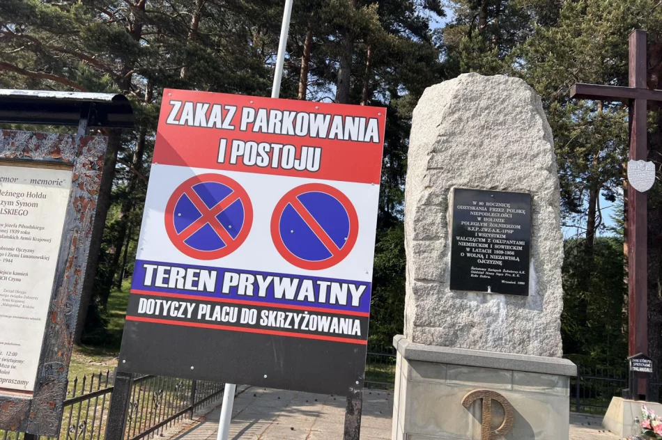 Znak zakazu szpeci pomnik i miejsce uroczystości - zdjęcie 9