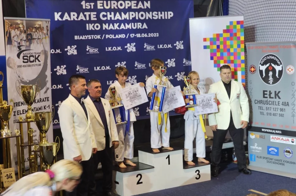 10 medali dla zawodników Limanowskiego Klubu Kyokushin na Mistrzostwach Europy IKO Nakamura w Białymstoku - zdjęcie 4