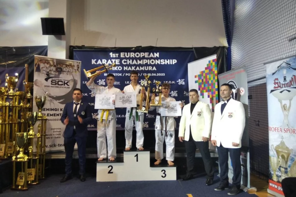 10 medali dla zawodników Limanowskiego Klubu Kyokushin na Mistrzostwach Europy IKO Nakamura w Białymstoku - zdjęcie 5