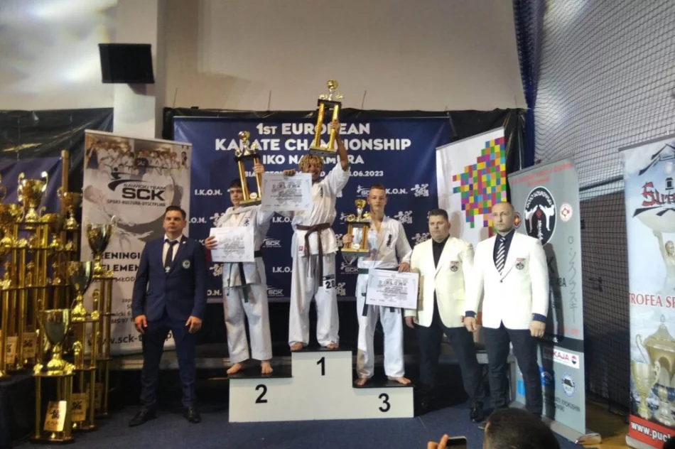10 medali dla zawodników Limanowskiego Klubu Kyokushin na Mistrzostwach Europy IKO Nakamura w Białymstoku - zdjęcie 6