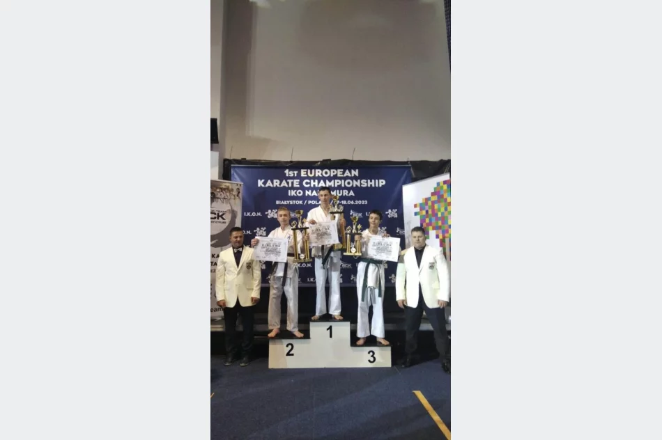 10 medali dla zawodników Limanowskiego Klubu Kyokushin na Mistrzostwach Europy IKO Nakamura w Białymstoku - zdjęcie 8
