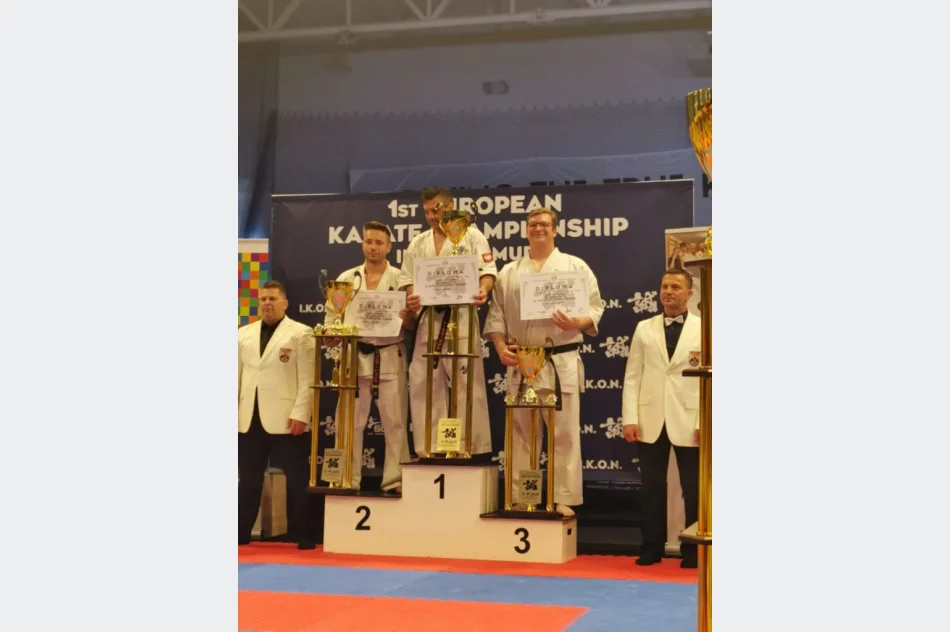 10 medali dla zawodników Limanowskiego Klubu Kyokushin na Mistrzostwach Europy IKO Nakamura w Białymstoku - zdjęcie 14
