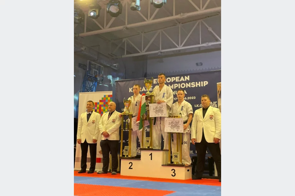 10 medali dla zawodników Limanowskiego Klubu Kyokushin na Mistrzostwach Europy IKO Nakamura w Białymstoku - zdjęcie 15