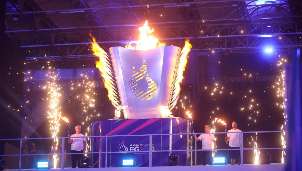 ​W Krakowie otwarto Igrzyska Europejskie – zapłonął znicz