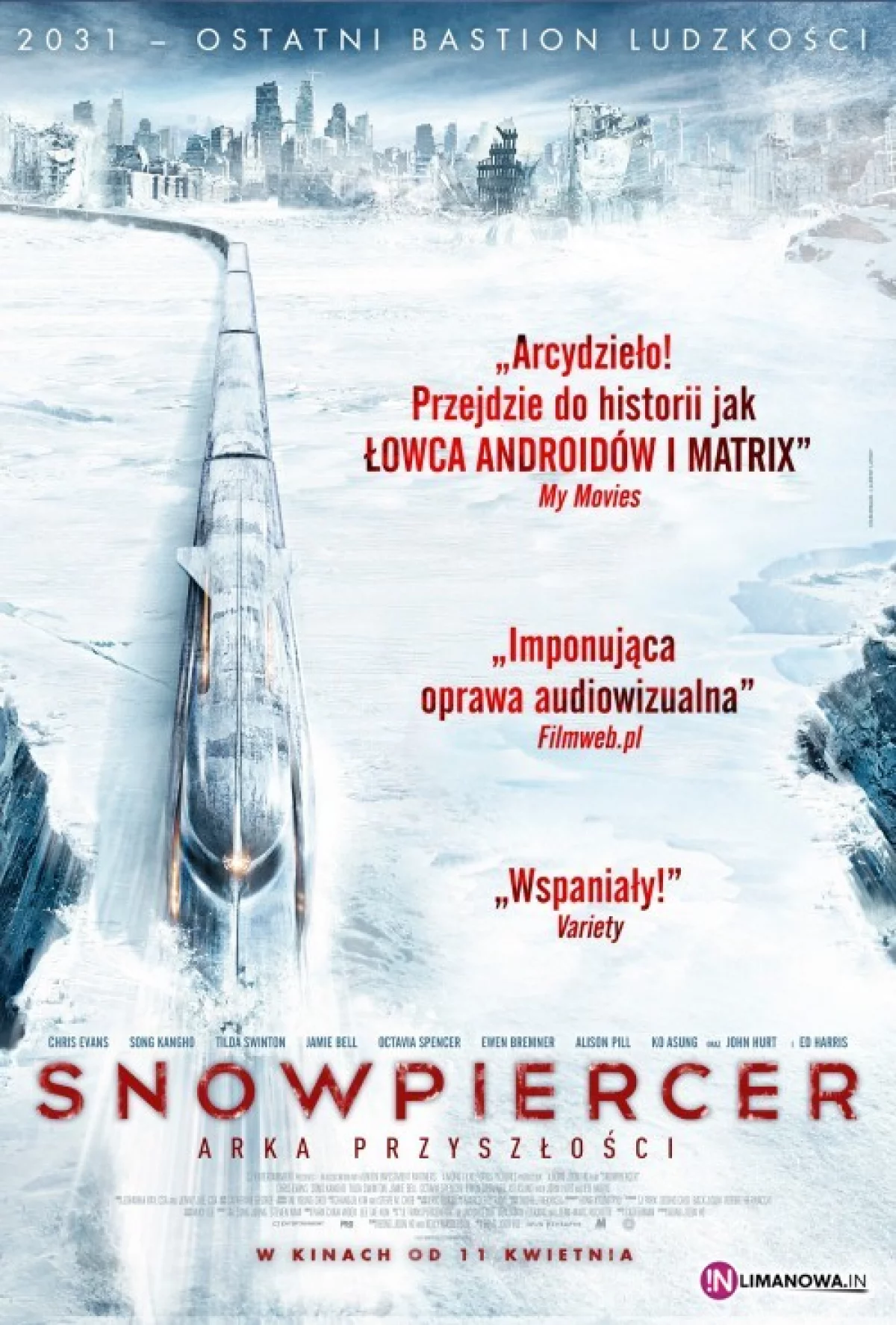 „Snowpiercer: Arka przyszłości” w kinie Klaps od 21 kwietnia