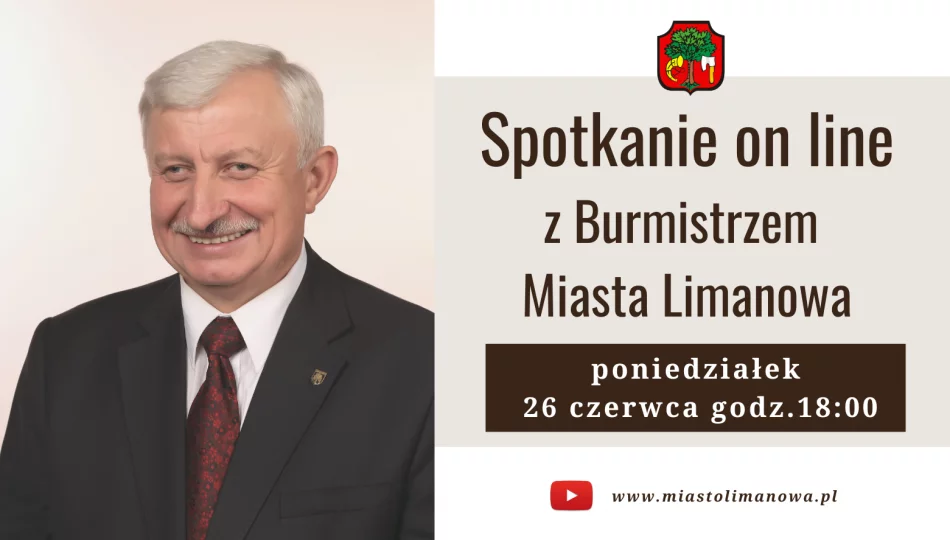 Czat z Burmistrzem – w poniedziałek 26 czerwca - zdjęcie 1