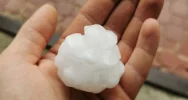 Burze i grad - kule lodu miały średnio ok. 3 cm, lokalnie nawet powyżej 5 cm - zdjęcie 4