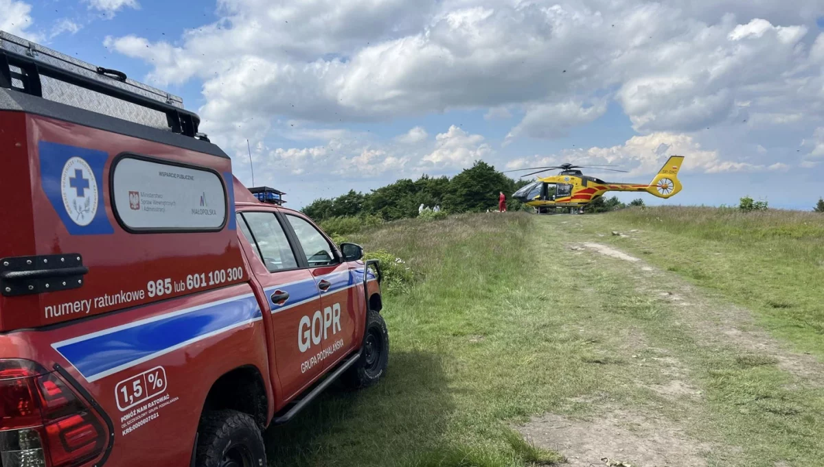 Nie udało się uratować życia turysty