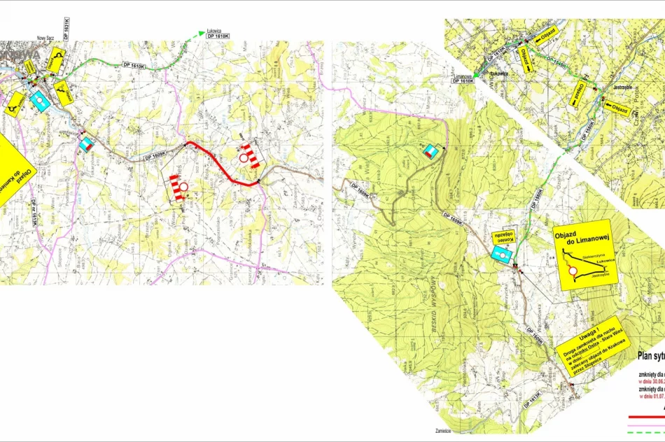 Utrudnienia drogowe w związku z 14. Wyścigiem Górskim- Limanowa - zdjęcie 4