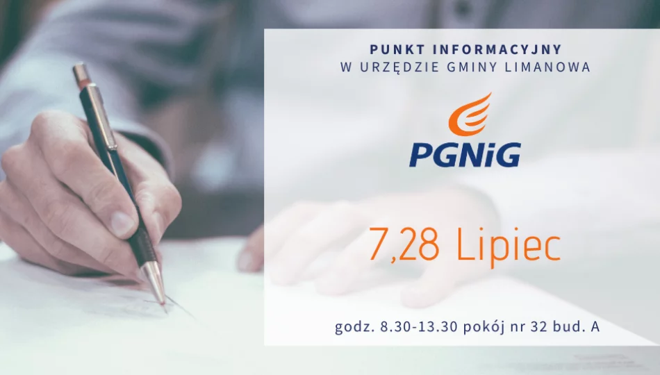 Dyżury doradcy PGNiG w Lipcu 2023 - zdjęcie 1