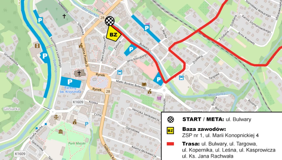 Utrudnienia w ruchu i komunikat organizatorów Limanowa Forrest 2023 - zdjęcie 1