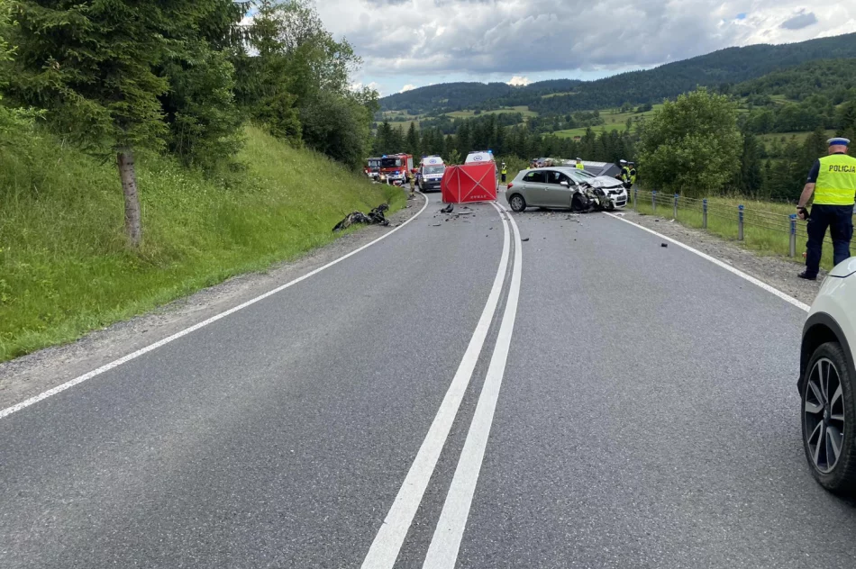 Wypadek w Lubomierzu. Jest decyzja prokuratury w sprawie kierowcy Toyoty - zdjęcie 17