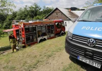 ​Pożar domu. Starsza kobieta trafiła do szpitala - zdjęcie główne