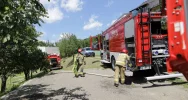 ​Pożar domu. Starsza kobieta trafiła do szpitala - zdjęcie 4