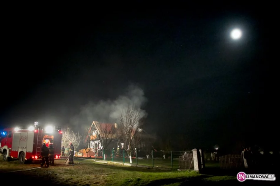 Pożar budynku mieszkalnego. 250 tys. zł strat - zdjęcie 4