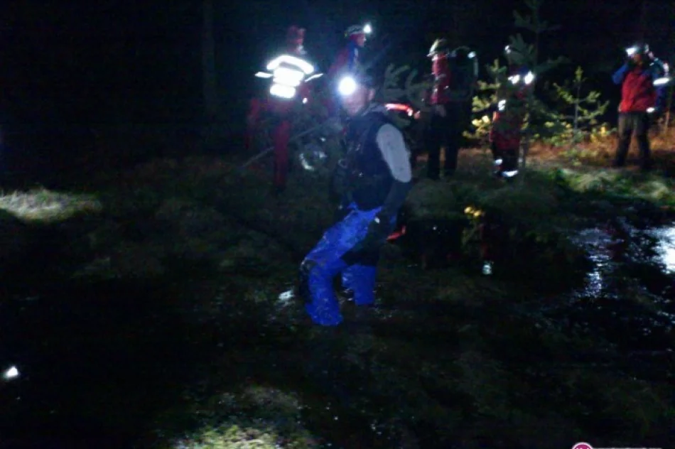 Nocna akcja z użyciem śmigłowca policji - zdjęcie 3