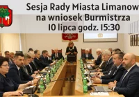 Sesja Rady Miasta na wniosek Burmistrza Miasta Limanowa – 10 lipca godz. 15:30 - zdjęcie główne