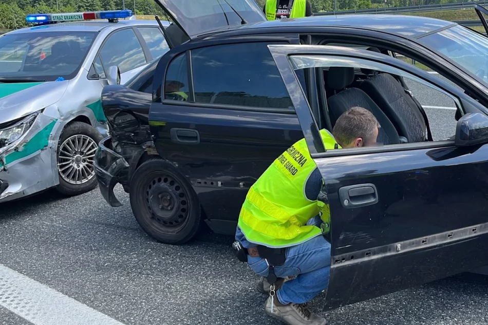 Pościg za nieleganymi imigrantami zakończony zderzeniem ze strażą graniczną - zdjęcie 6