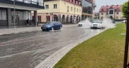 Gwałtowna burza i podtopienia, Rynek znów zalany - zdjęcie 5