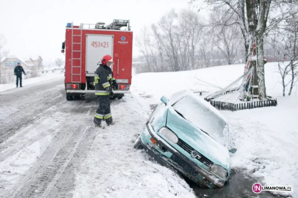 Sytuacja na drogach: ślisko - zdjęcie 2
