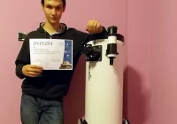 Marcin Wrona laureatem olimpiady astronomicznej - zdjęcie główne