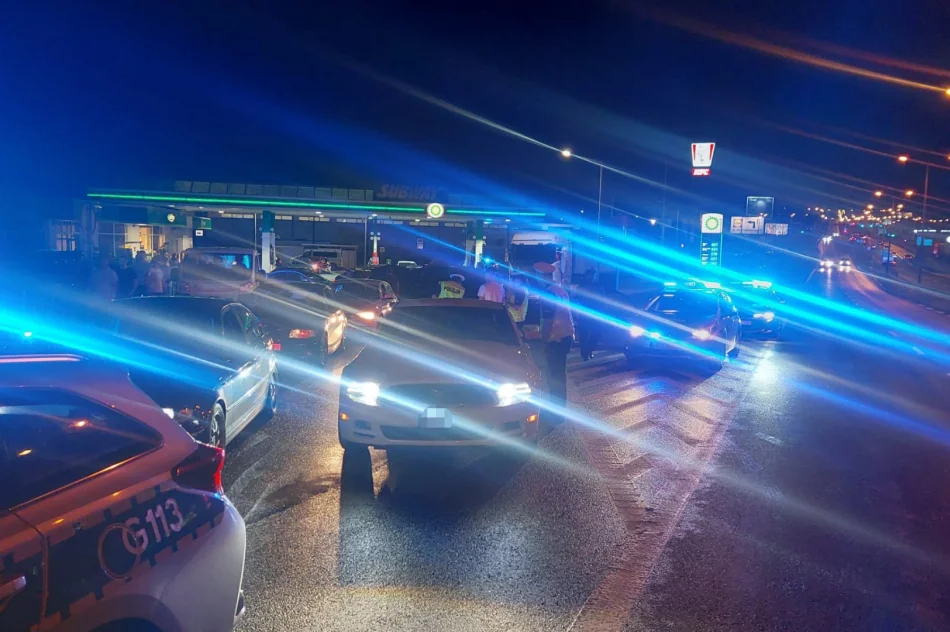 Nielegalne wyścigi - 16 tys. zł z mandatów w jedną noc - zdjęcie 3