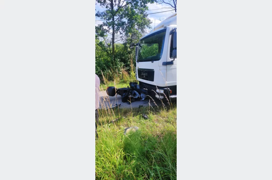 14-latek zderzył się czołowo z ciężarówką - zdjęcie 2