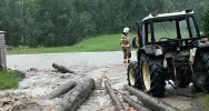 Zalane domy, zniszczone drogi i mosty. Ponad 40 interwencji po burzach - zdjęcie 3
