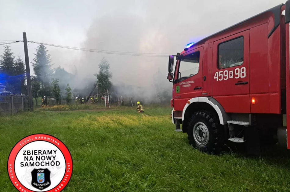 Spłonęło 180 kur i wyposażenie stolarni - zdjęcie 3