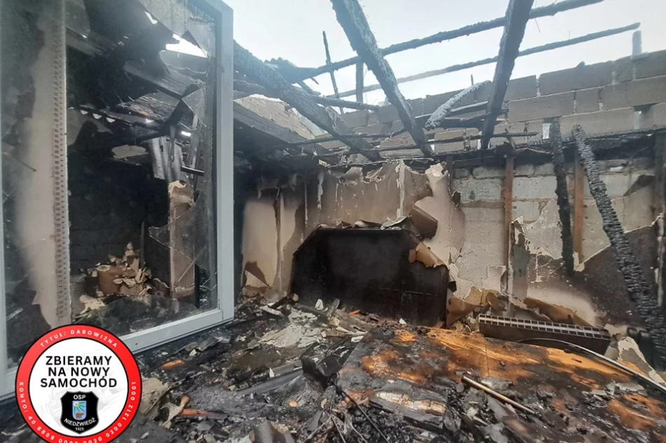 Spłonęło 180 kur i wyposażenie stolarni - zdjęcie 5