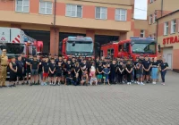Młodzież z drużyn pożarniczych na wakacyjnym obozie  - zdjęcie główne