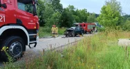 Groźnie wyglądające zderzenie czołowe - zdjęcie 3