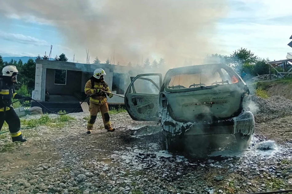 Spłonął samochód osobowy - zdjęcie 3