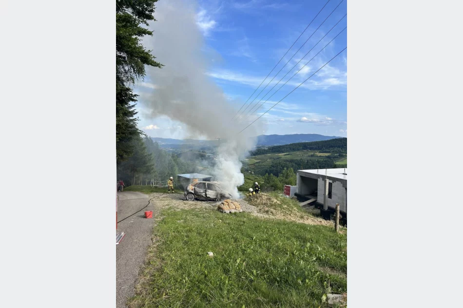 Spłonął samochód osobowy - zdjęcie 5