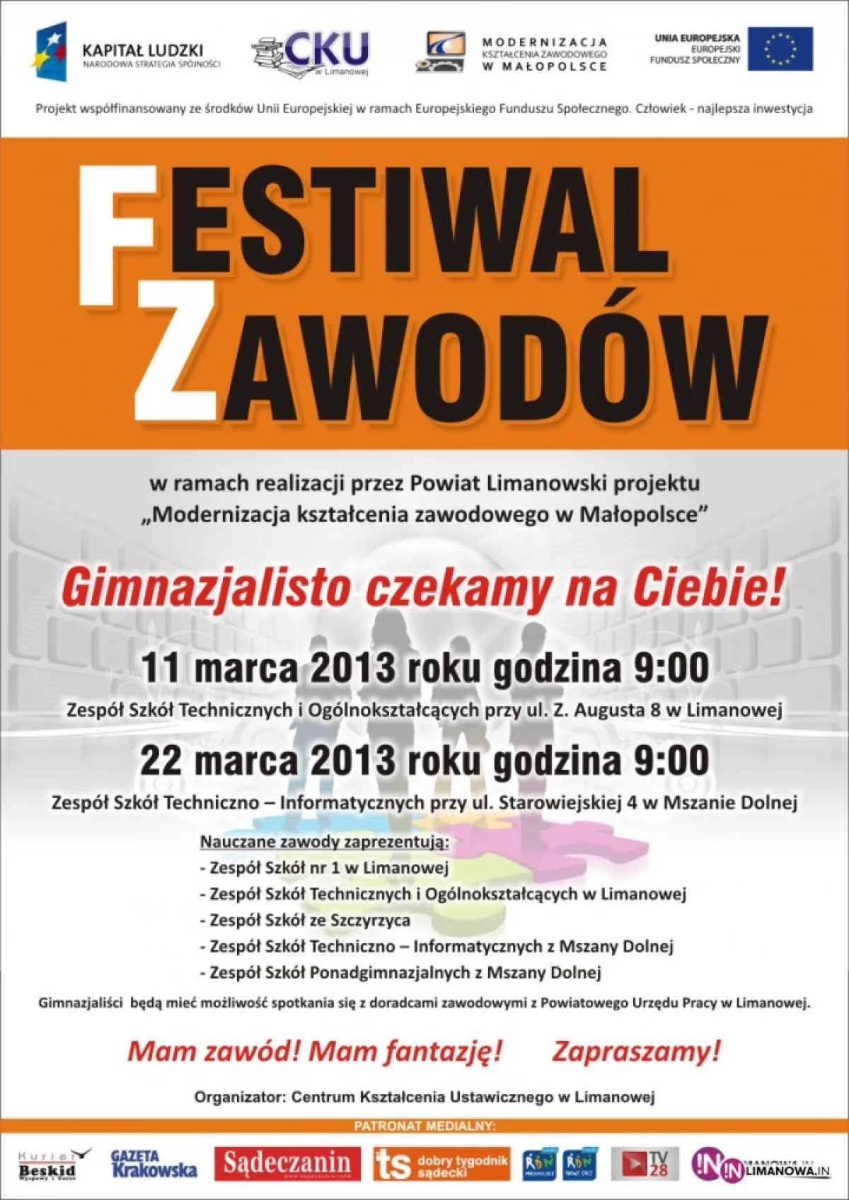 Festiwal Zawodów w Limanowej i Mszanie