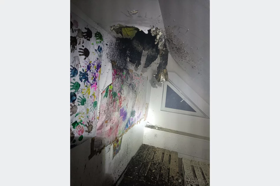 Zwarcie instalacji elektrycznej wywołało pożar  - zdjęcie 4