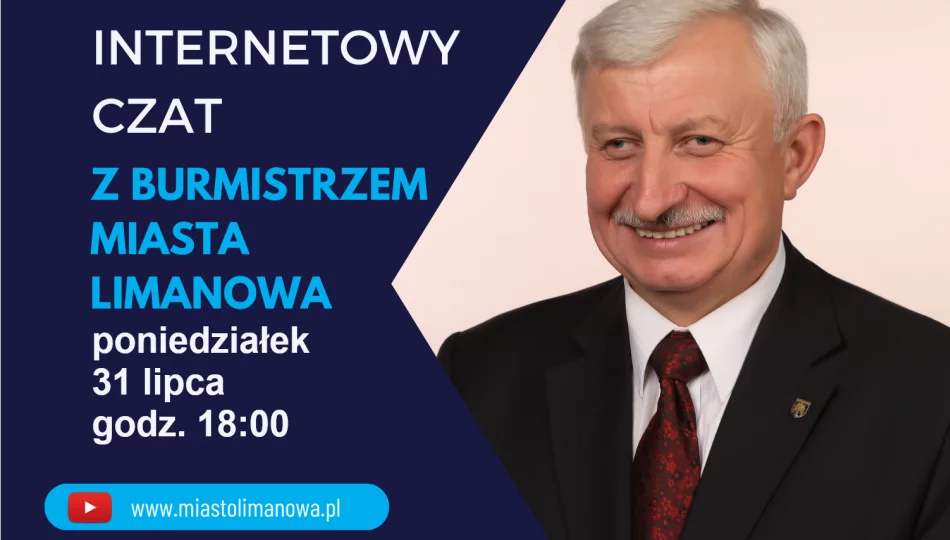 Czat z Burmistrzem – w poniedziałek 31 lipca o godz.18:00 - zdjęcie 1