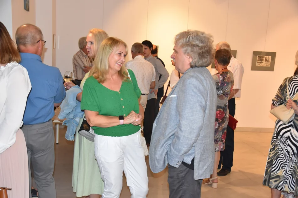 W Miejskiej Galerii Sztuki odbył się wernisaż wystawy Witolda Kubichy - zdjęcie 12