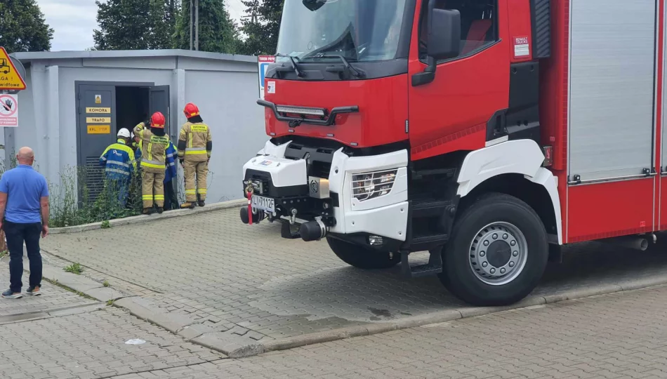 Awaria stacji trafo. Centrum handlowe było bez prądu - zdjęcie 1